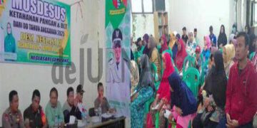Musdesus Ketahanan Pangan Dan Penetapan Calon KPM BLT – DD Tahun 2025 Di Desa Naglasari Ibun