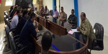 Foto: diskusi Dishub, PT KAI , dan Masyarakat supaya meminimalisir kecelakaan perlintasan kereta Api Tak Berpintu