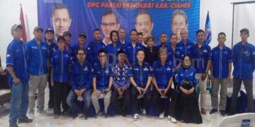 Foto : Pendidikan Partai Politik Demokrat di Saung Sawah Ciamis . Senin (24/03/2025)