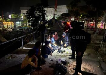 Beberapa Orang Pemuda yang Sedang Mabuk Diciduk Polres Garut