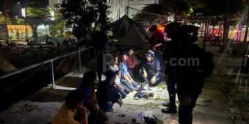 Beberapa Orang Pemuda yang Sedang Mabuk Diciduk Polres Garut