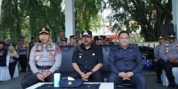 Unsur Forkopimda Kabupaten Sukabumi Hadiri Gelar Pasukan Apel Kesiapan Ketupat Lodaya 2025