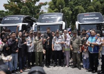 Wabup Bandung Ali Syakieb Lepas 700 Peserta Mudik Gratis