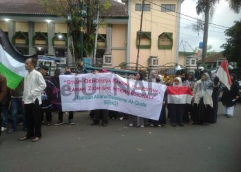 BARQ Gelar Aksi Yaumul-Quds di Alun-Alun Garut, Dukung Pembebasan Palestina