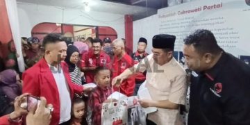 PDI Perjuangan Garut Undang Pekerja Sektor Informal Buka Bersama, Salah Satunya Pemulung Sampah