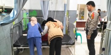 Pemudik Alami Sakit Kejang Langsung di Antar Polisi Ke Rumah Sakit