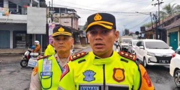 Foto : Kapolres Menerapkan Rekayasa Lalulintas One Way Parsial