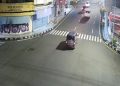 Foto : Sejumlah ruas jalan di Ciamis sepi dari pengendara arus balik Minggu malam (06/04/2025)
