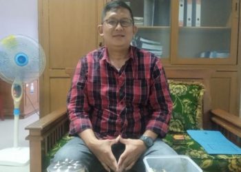 Foto : Kepala UPTD Parkir Dishub Ciamis, Dedi Iswandi