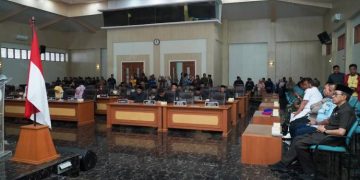 DPRD Kabupaten Sukabumi Gelar Rapat Paripurna Nota Pengantar Bupati Atas Raperda Perubahan Perda 15/2023