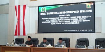 DPRD Kabupaten Sukabumi Bahas Raperda Perubahan Nomor 15/2023