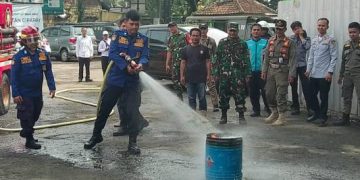 Forkopimcam Ciparay Gelar Simulasi Peringati Hari Kesiapsiagaan Bencana