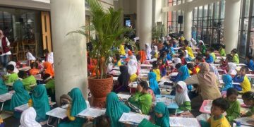 Di Bandung Bedas Expo 2025 Disdik Kabupaten Bandung Gelar Lomba Mewarnai Siswa TK dan SD