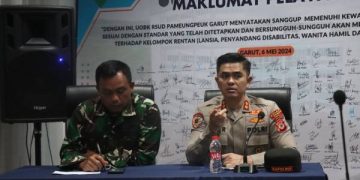 TNI–POLRI Laksanakan Pengamanan dan Penanganan Pasca Insiden Disposal Amunisi di Garut