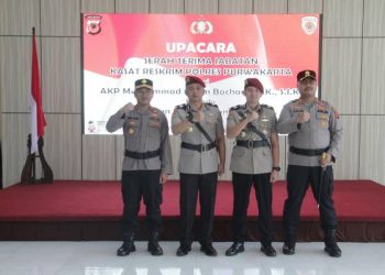 Sertijab Kasat Reskrim Polres Purwakarta
