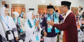 Bupati Ciamis Lepas Keberangkatan 182 Calhaj Kloter 32