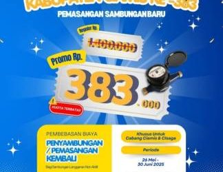 PDAM Tirta Galuh Ciamis Gelar Promo Spesial HUT Kabupaten Ciamis ke-383