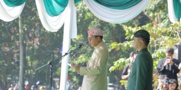 Jadi Inspektur Upacara Hardiknas, Bupati Bandung : Pendidikan Hak Asasi dan Hak Sipil Warga Negara