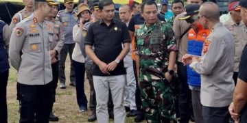 Ketua DPRD Garut Bersama Jajaran Forkopimda Dampingi Kapolda Jabar dan Pangdam III/Siliwangi Tinjau Lokasi Insiden Ledakan di Cibalong