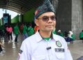 Ketua Panitia Peringatan Hari Buruh Internasional tingkat Kabupaten Bandung Itep Zaeni, SE.