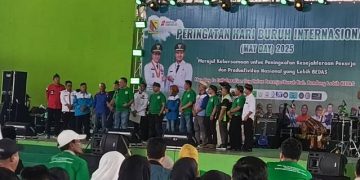 May Day Tingkat Kabupaten Bandung Tahun ke 13  Istimewa Bagi Kadisnaker Rukmana, Ini Alasannya