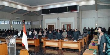 DPRD Kabupaten Sukabumi Gelar Rapat Paripurna Penyampaian Nota Pengantar Raperda Pembentukan Dana Cadangan Pilbup 2029