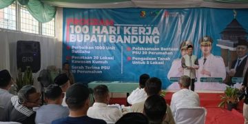 Pemda Bandung Terima PSU 10 Perumahan Bupati Sebut 350 Lagi Ditargetkan dalam  3 Tahun Selesai