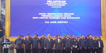 Hj. Tiara Putri Julizar, SH Resmi Nahkodai DPD Partai Nasdem Kabupaten Bandung Bertekad Menangkan Pemilu 2029