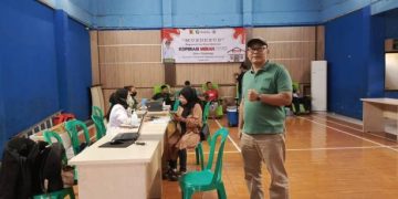 Puluhan Warga Desa Nanjung Margaasih  Donor Darah  Jemput Bola RSUD Otista