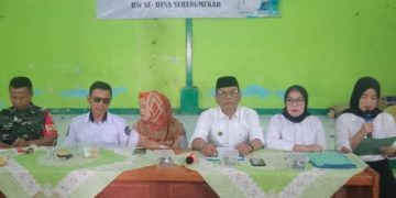 Ketua TP PKK Desa Serangmekar Hadiri Pengukuhan Pengurus Ketua TP Posyandu Desa dan Tingkat RW