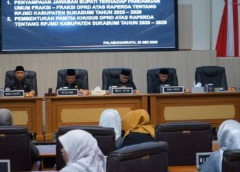 Paripurna DPRD, Agenda Jawaban Bupati Sukabumi Terhadap Pandangan Umum Fraksi Atas Raperda RPJMD 2025-2029