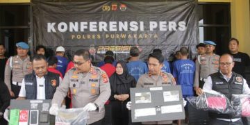 Selama Dua Pekan, Satreskrim Polres Purwakarta Ringkus 12 Pelaku Pencurian