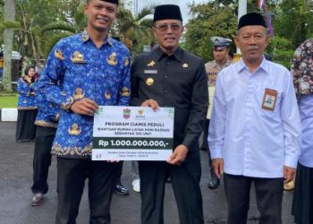 Momentum HUT ke-383 Kabupaten Ciamis, Baznas Ciamis Salurkan 100 Unit RLHB dari Infak Ramadan 1446 H