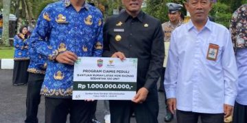 Momentum HUT ke-383 Kabupaten Ciamis, Baznas Ciamis Salurkan 100 Unit RLHB dari Infak Ramadan 1446 H