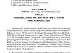 Idul Adha 2025 Tanpa Sampah Plastik, Bupati Herdiat Imbau Warga Gunakan Wadah Ramah Lingkungan