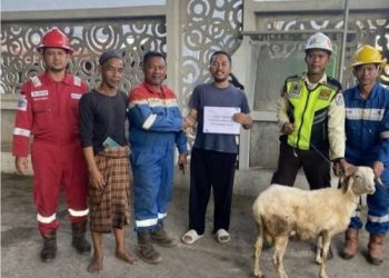 BDI Pertamina EP Subang Field Salurkan Hewan Kurban Di Hari Idul Adha