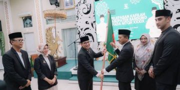 Lepas 157 Kafilah MTQH ke-39 Jabar, Bupati Bandung Optimistis sebagai Tuan Rumah Bisa Juara Umum