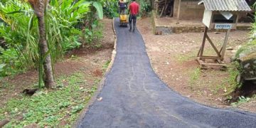 Desa Kalapanunggal Penetrasikan Anggaran BP Pada Perbaikan Ruas Jalan Lingkungan