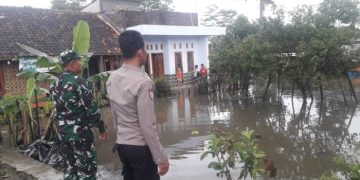 Hujan Deras Akibatkan Sungai Cimanuk Meluap, Permukiman dan Sawah Desa Sukasenang Terendam Banjir