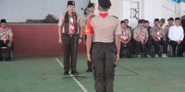 Kodim 0624/Kab Bandung Gelar Upacara Pembukaan Pembinaan Pramuka Saka Wira Kartika