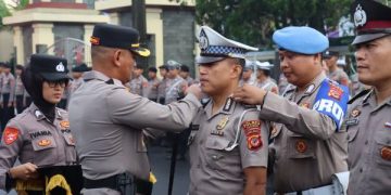 Momentum Hari Bhayangkara ke-79, 69 Personel Polres Ciamis Naik Pangkat: Kapolres Tekankan Profesionalisme dan Tanggung Jawab