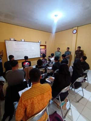 Monitoring dilakukan Disnaker Kabupaten Ciamis. Di LPK Pamanah Rasa Kawali. Jumat (11/07/2025)