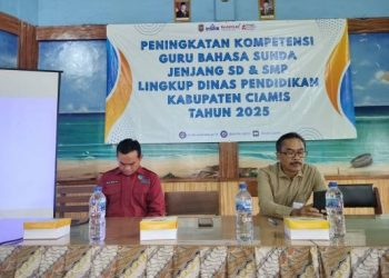 Lestarikan Budaya Lokal, Disdik Ciamis Gelar Peningkatan Kompetensi Guru Bahasa Sunda