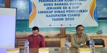 Lestarikan Budaya Lokal, Disdik Ciamis Gelar Peningkatan Kompetensi Guru Bahasa Sunda