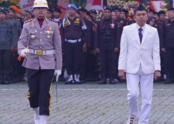 Gubernur Jabar Menjadi Inspektur Upacara Puncak HUT Bhayangkara ke-79 Yang Digelar Polda Jabar