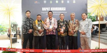 Ketua DPRD, Bupati Sukabumi dan Sekda Hadiri Rakor Penguatan Sinergi Pemberantasan Korupsi Pemda oleh KPK