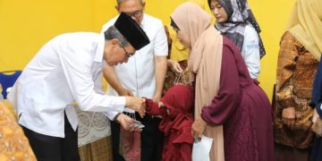 Santunan PWRI, Sekda Ade Suryaman : Tumbuhkan Kepedulian dan Motivasi Bagi Semua