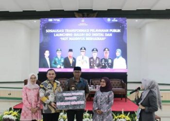 Sosialisasi Transformasi Pelayanan Adminduk “PASTI MANIS”, Disdukcapil Ciamis Diwarnai Pemberian Hadiah Umrah