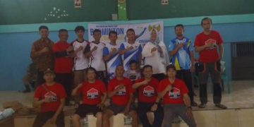 Final Badminton HUT – RI Ke-80 Pemcam Pacet,Tim Desa Mandalahaji Akhirnya Pecah Telur Raih Gelar Juara 1