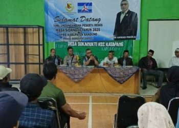 Tutup Reses Masa Sidang III Anggota DPRD Anton Ahmad Fauzi Tampung Aspirasi Warga Desa Sukamukti Katapang